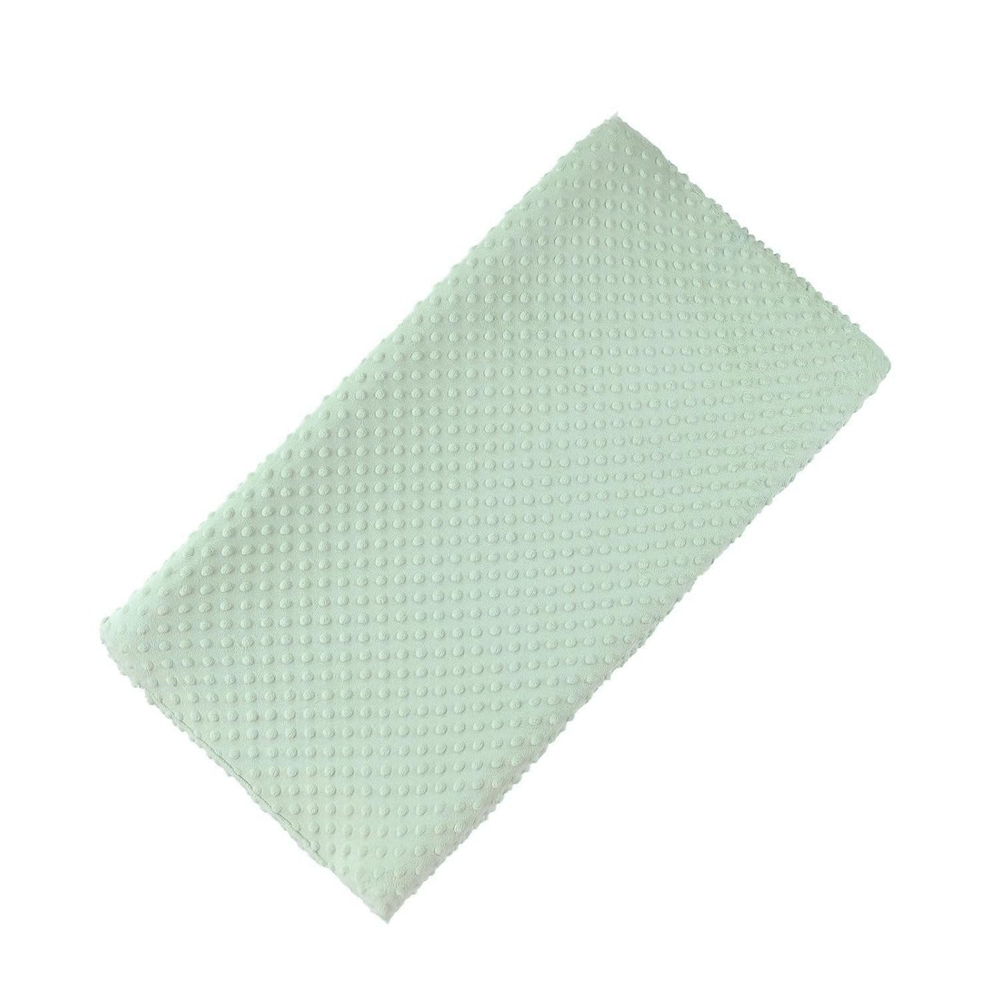 Baby Changing Pad Cover, Super Soft Plush Dot Diaper Changing Table Covers for Baby Girls and Boys, Ultra Comfortable, Safe for Babies, Fit 32"/34'' x 16" Pad (Green)