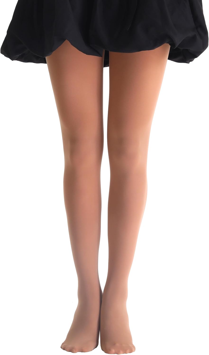 EVERSWE Girls Semi Opaque Footed Tights, Microfiber Tights