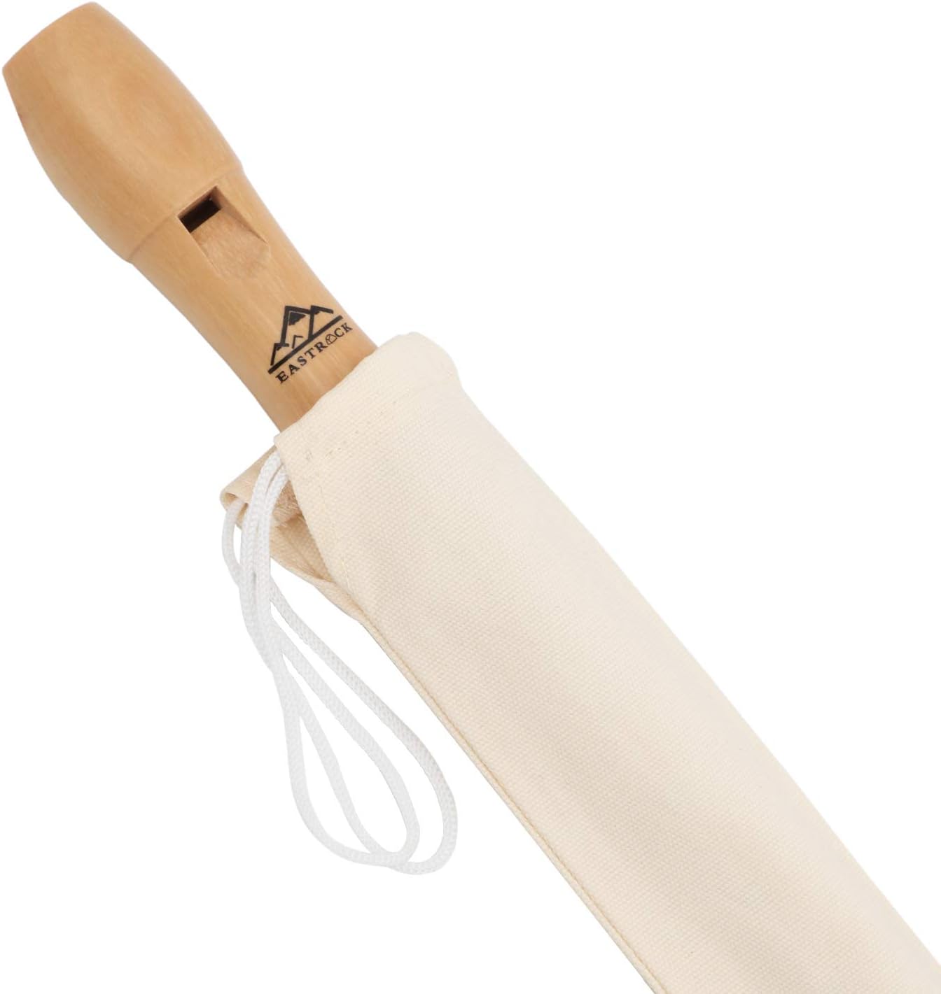 Eastrock Recorder Instrument for Adults Beginners Maple Wood C Key Soprano Recorder German Style 2 Piece With Hard Case