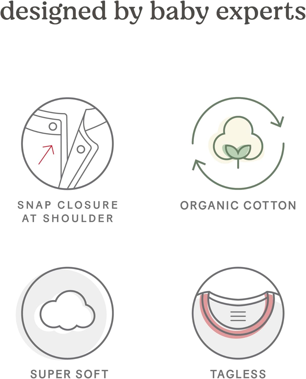 HUGGIES Unisex Baby Basic T-Shirt