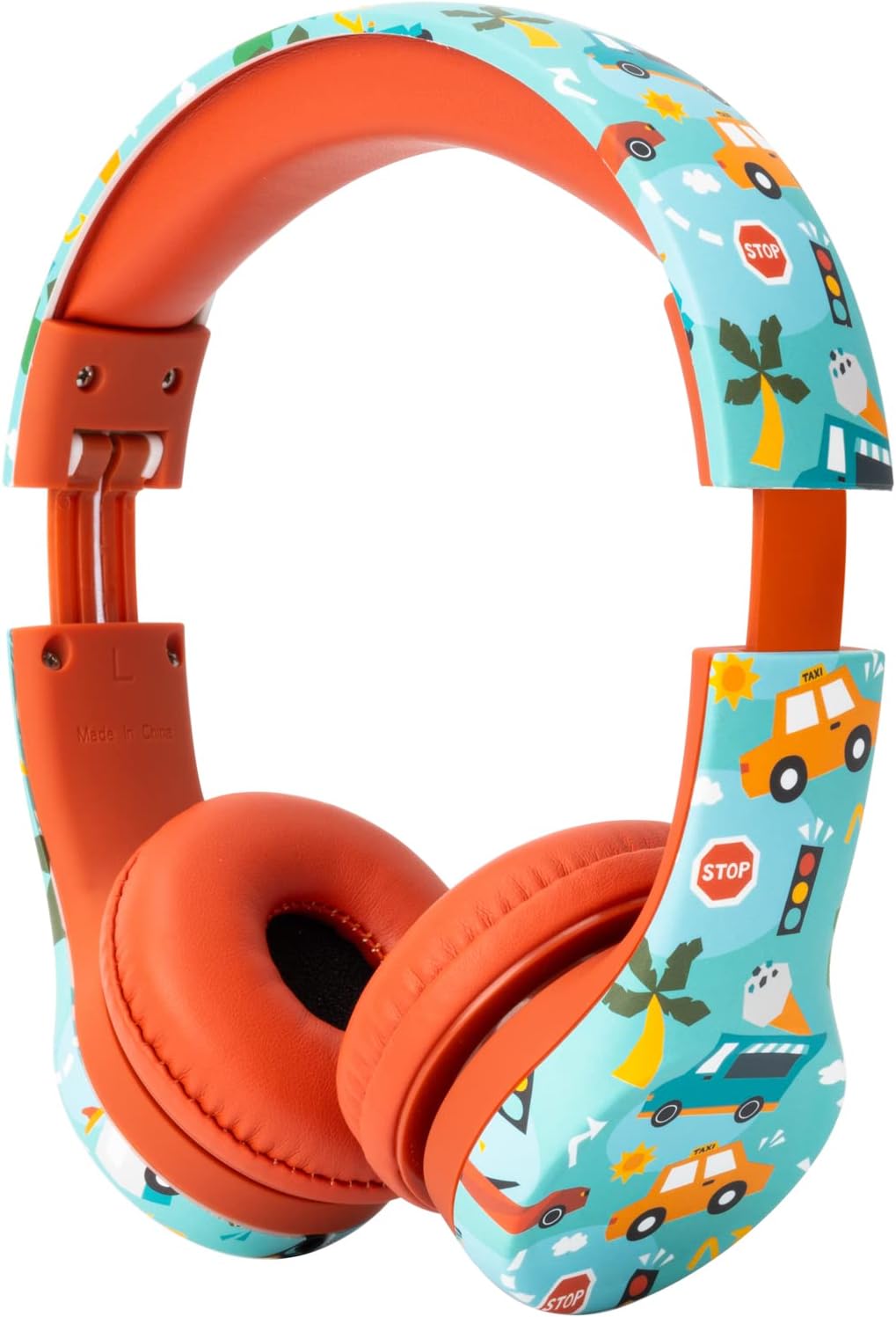 Snug Play+ Kids Headphones – Volume Limited 93dB for Safe Listening – Foldable, Durable Headphones for Toddlers, Boys & Girls – Tangle-Free Cord – Ideal for Travel, School, Tablets - Vroom