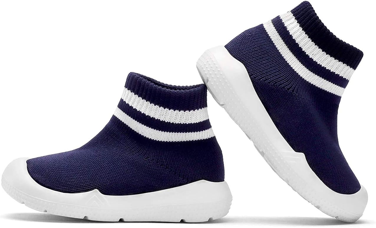 Engtoy Baby Shoes & Socks - Non-Slip Breathable Slippers with Soft Rubber Sole - Baby Boys & Girls Slip On Sneakers