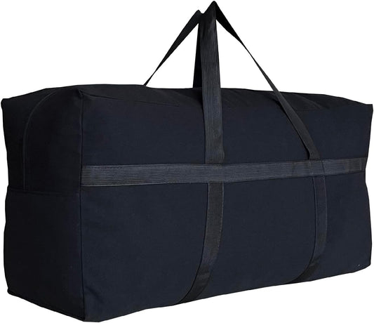 Extra Large Storage Duffle Bag with Zippers and Handles, Big Foldable Duffle Bag for Travel