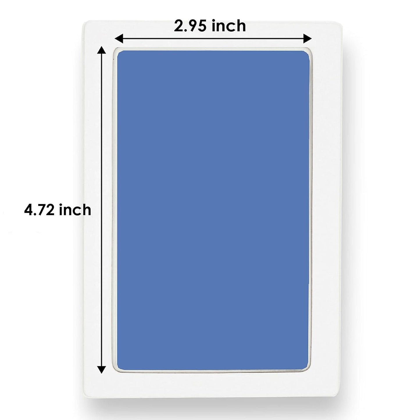 Large Clean Touch Ink Pad for Baby Handprints and Footprints – Inkless Infant Hand & Foot Stamp – Safe for Babies, Doesn’t Touch Skin – Perfect Family Memory or Gift, Blue Print Kit by Tiny Gifts