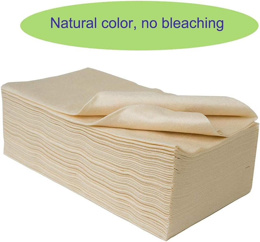 300 Count Careboree Unbleached Baby Dry Wipes Dry Unscented Multi-Purpose Cotton Tissue