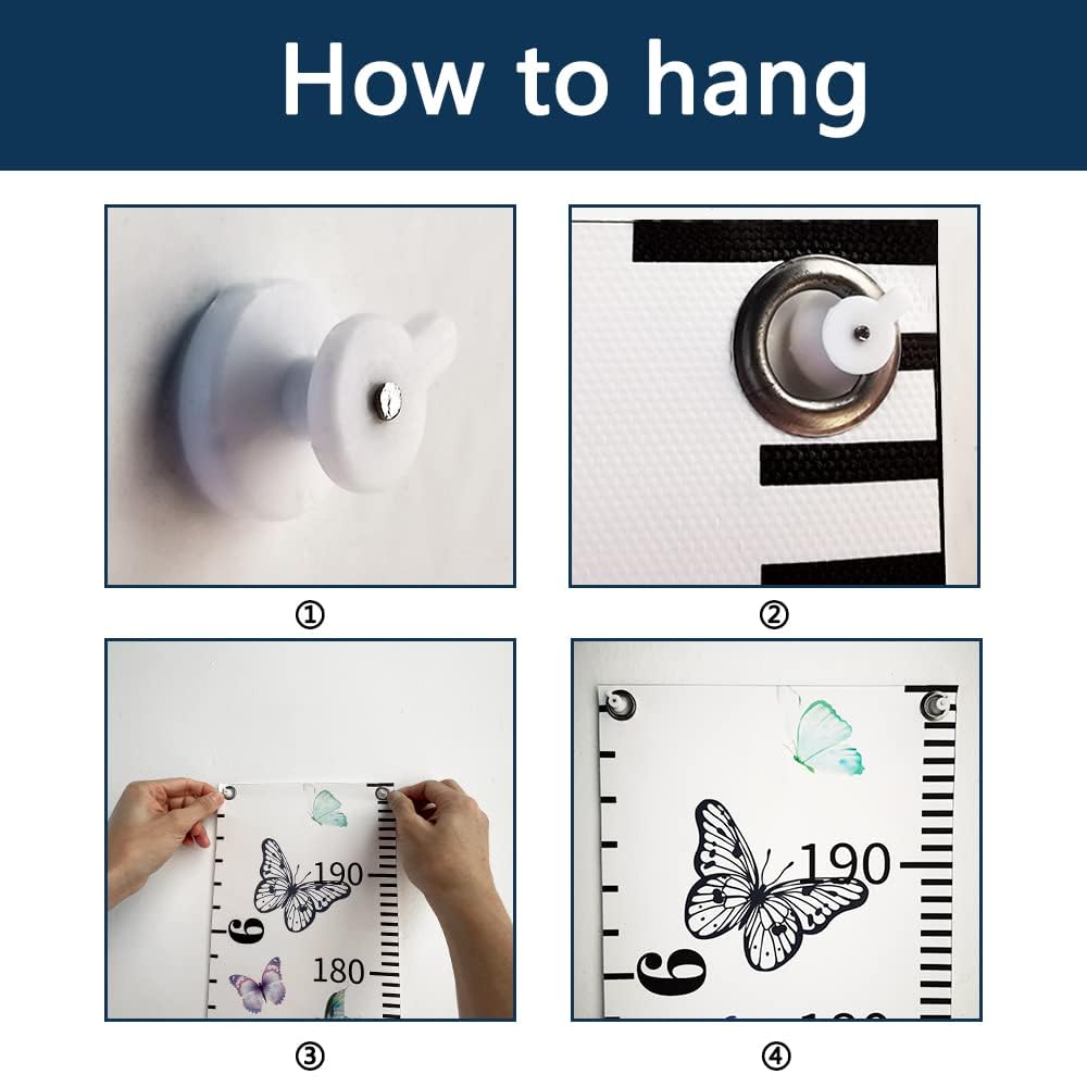 Outer Space Growth Chart for Kids Planets Baby Height Chart Canvas Height Measuring Rulers for Boys Girls Removable Growth Height Chart for Nursery Toddlers Child's Room Decor 79" x 7.9"