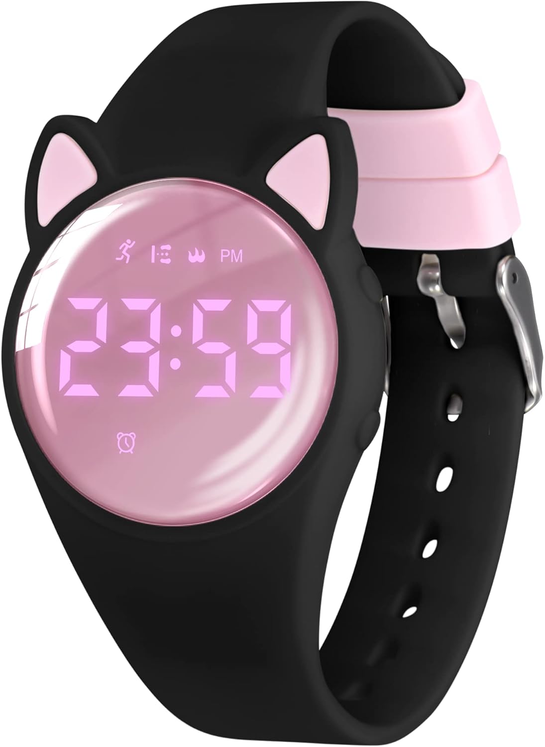 Kids Watches for Girls Boys Digital Sport Watch with Step Counter Pedometer Vibration Alarm Clock, No App Waterproof Fitness Tracker Kids Watch Boys Girls Teens Students Ages 5-16
