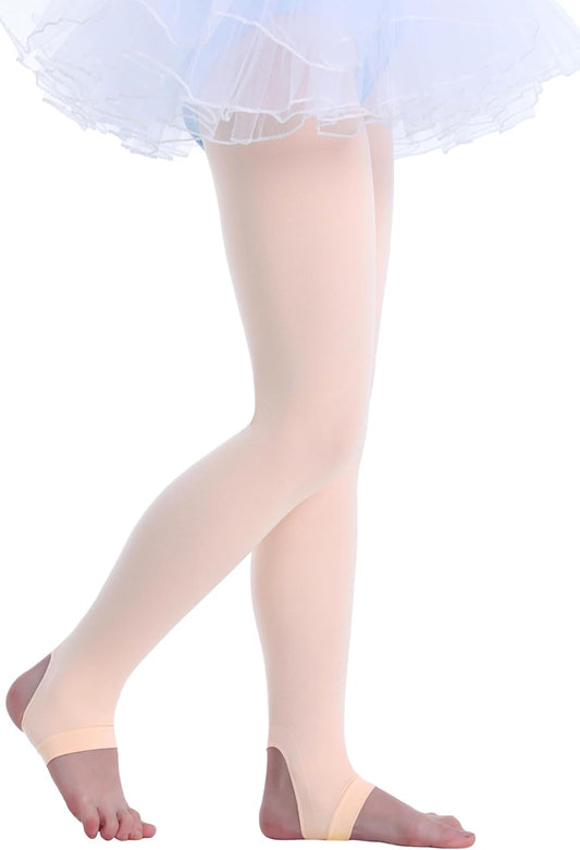 Girls Tights for Ballet Dance School Students Super Soft Stockings Leggings (Toddler/Kids)