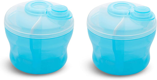 Munchkin® Formula Dispenser, BPA Free, 3 9oz Sections, Blue, 2 Pack