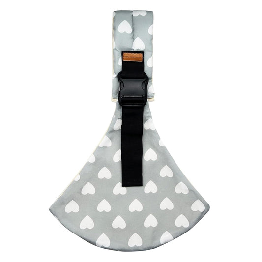 Baby Sling Carrier Newborn to Toddler Adjustable One-Shoulder Design with Hip Seat Support, Labor-Saving Baby Wraps Carrier 10-30 lbs(Heart)