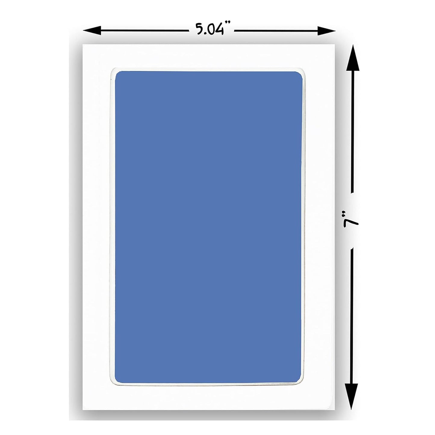 Extra Large Clean Touch Ink Pad for Baby Handprints and Footprints – Inkless Infant Hand & Foot Stamp – Safe for Babies, Doesn’t Touch Skin – Perfect Family Memory or Gift by Tiny Gifts, Blue