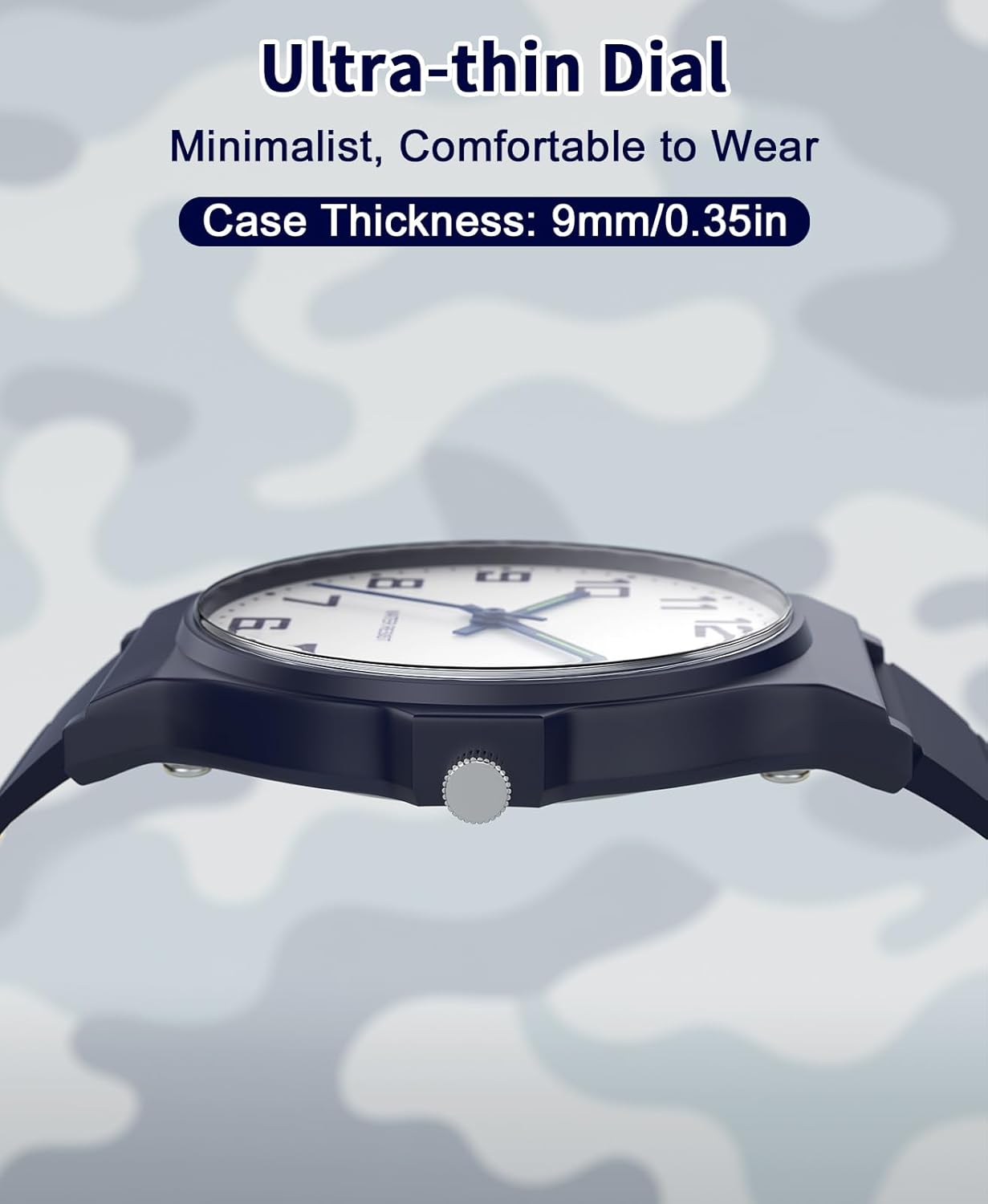 Kids Analog Watch Boys Girls, 30M Waterproof, Sports Watch for Boys, Easy to Read Children's Thin Dial Wrist Watches with Soft Band, for Ages 5-15 Kids Great Birthday Gifts Christmas Day