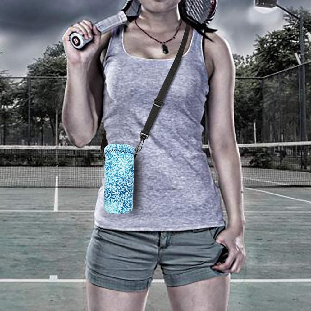 AUPET Water Bottle Bag Carrier,24oz/32oz Insulated Neoprene bottle Sling Holder Case Pouch Cover for 1000ML/750ML Bottles with Shoulder Strap for walking