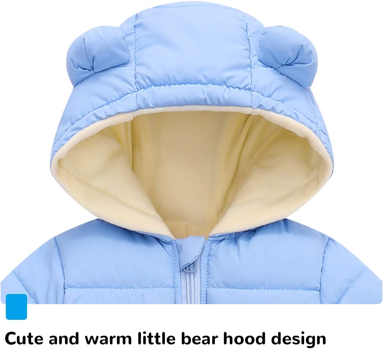 Cute Baby Boys Snowsuit New Born baby girls Winter Coat Toddler Clothes