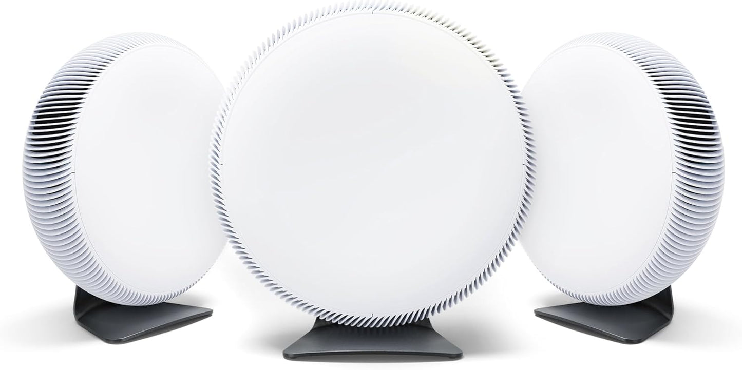 IQAir Atem X - 3Pack - Smart Air Purifier for Large Room up to 4950 sq. ft., WiFi App Control, HyperHEPA Filters Viruses, Bacteria, Allergies, Asthma, Mold, Pets, Dust, Odor; Made in Germany