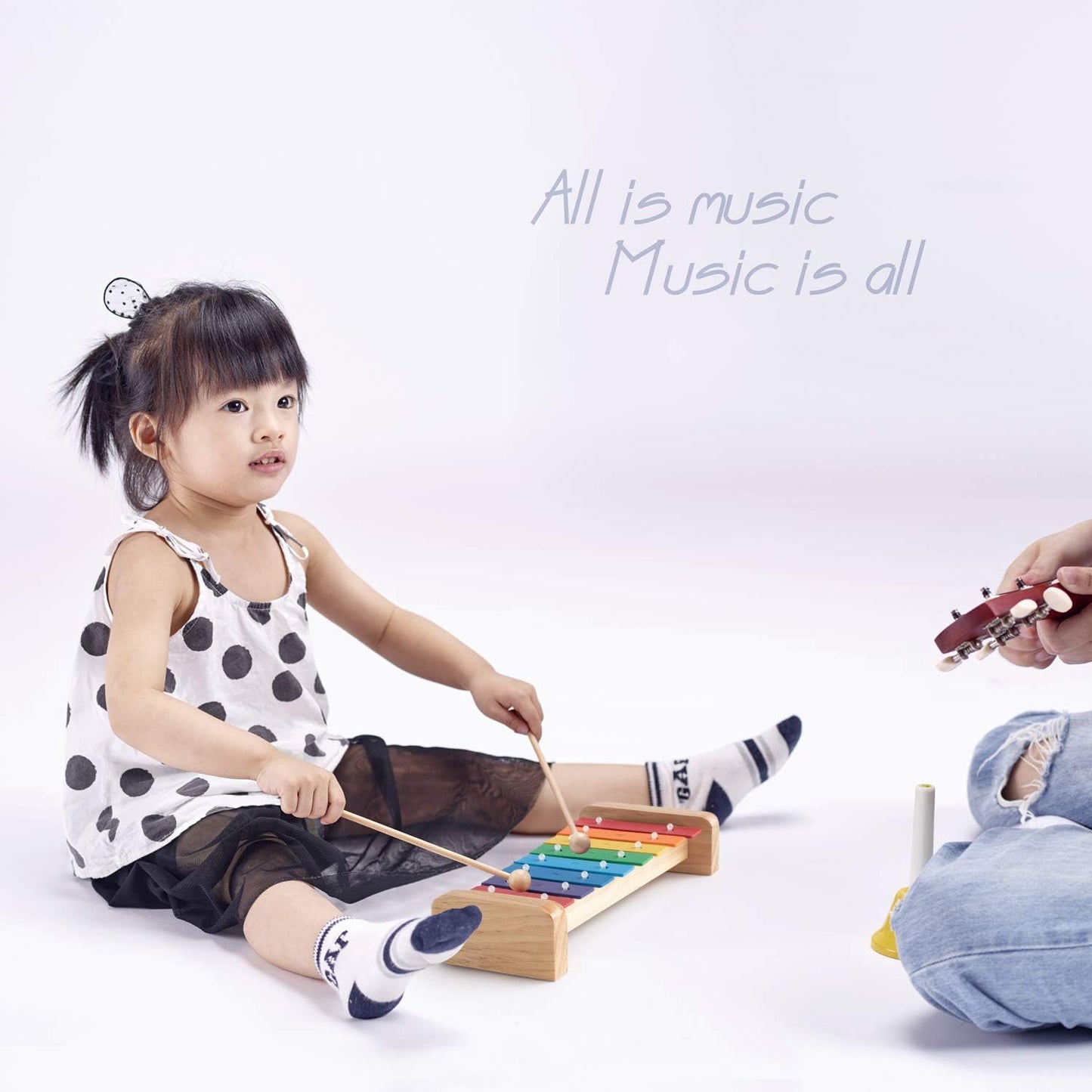 MUSICUBE Xylophone for Kids Wooden Xylophone with Mallets Orff Music Instrument for Educational Preschool Learning Baby Percussion Kit Professional Tuning Gift Choice for Children