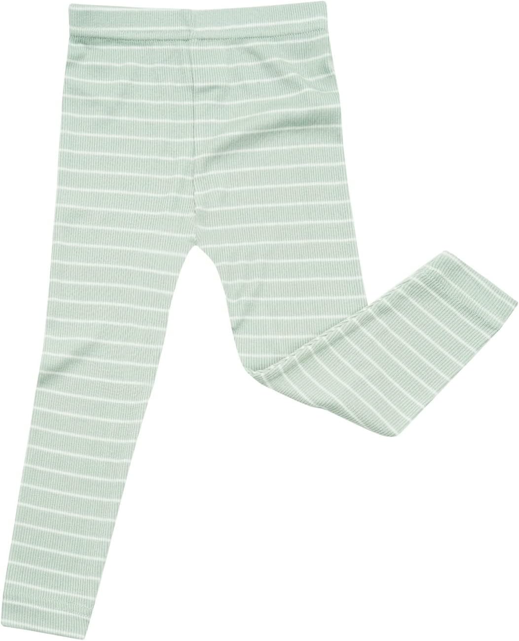 AVAUMA Stripe Pattern Baby Boys Girls Pajama Set Kids Toddler Snug fit Ribbed Sleepwear pjs for Daily Life Style