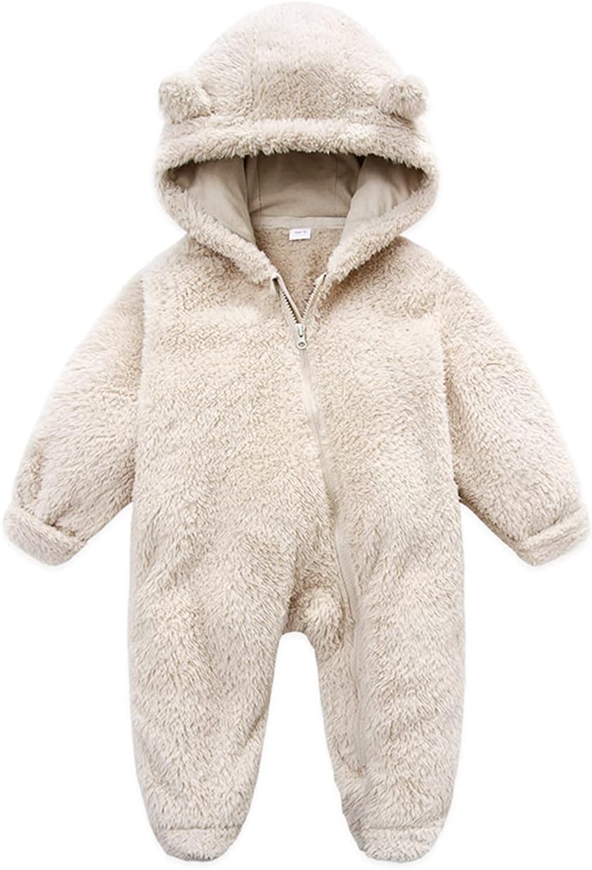 Baby Boy Girl Snowsuit Winter Warm Clothes Coat Infant Jumpsuit Toddler Outfit