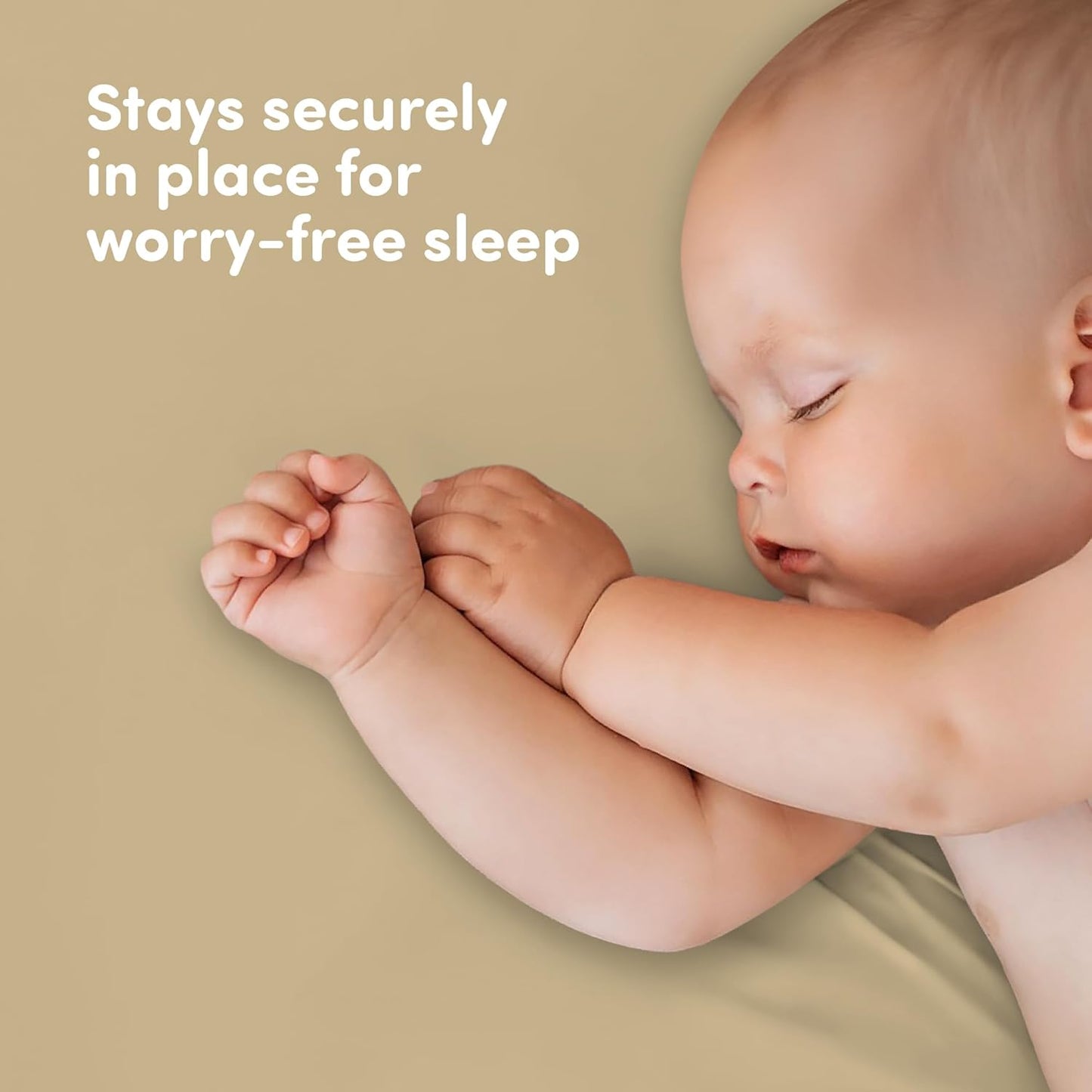 Sweety Fox 2-Pack Cotton Jersey Crib Sheets – Soft Fitted Sheets for Boys and Girls, Mini Crib Sheets, Toddler Bed Sheets (Pecan/Cream)