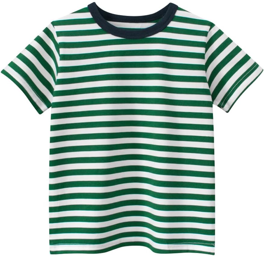 Boys' 4-Pack Excavator Short Sleeve Crewneck T-Shirts Top Tee Size 2-7 Years Toddler Boys' Value Pack Cotton T-Shirt