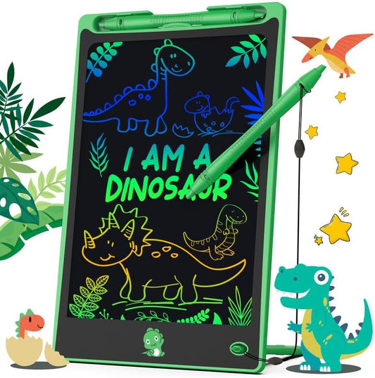 Hockvill LCD Writing Tablet for Kids 8.8 Inch, Toys for Girls Boys Drawing Pad for 3 4 5 6 7 Year Old Kid, Toddler Magnetic Doodle Board Travel Essentials Christmas Birthday Gift for Children (Green)