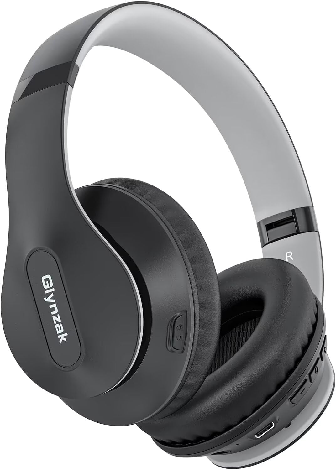 Wireless Bluetooth Headphones Over Ear, 65H Playtime HiFi Stereo Headset with Microphone and 6EQ Modes Foldable V5.3 Bluetooth Wireless Headphones for Travel Computer Laptop