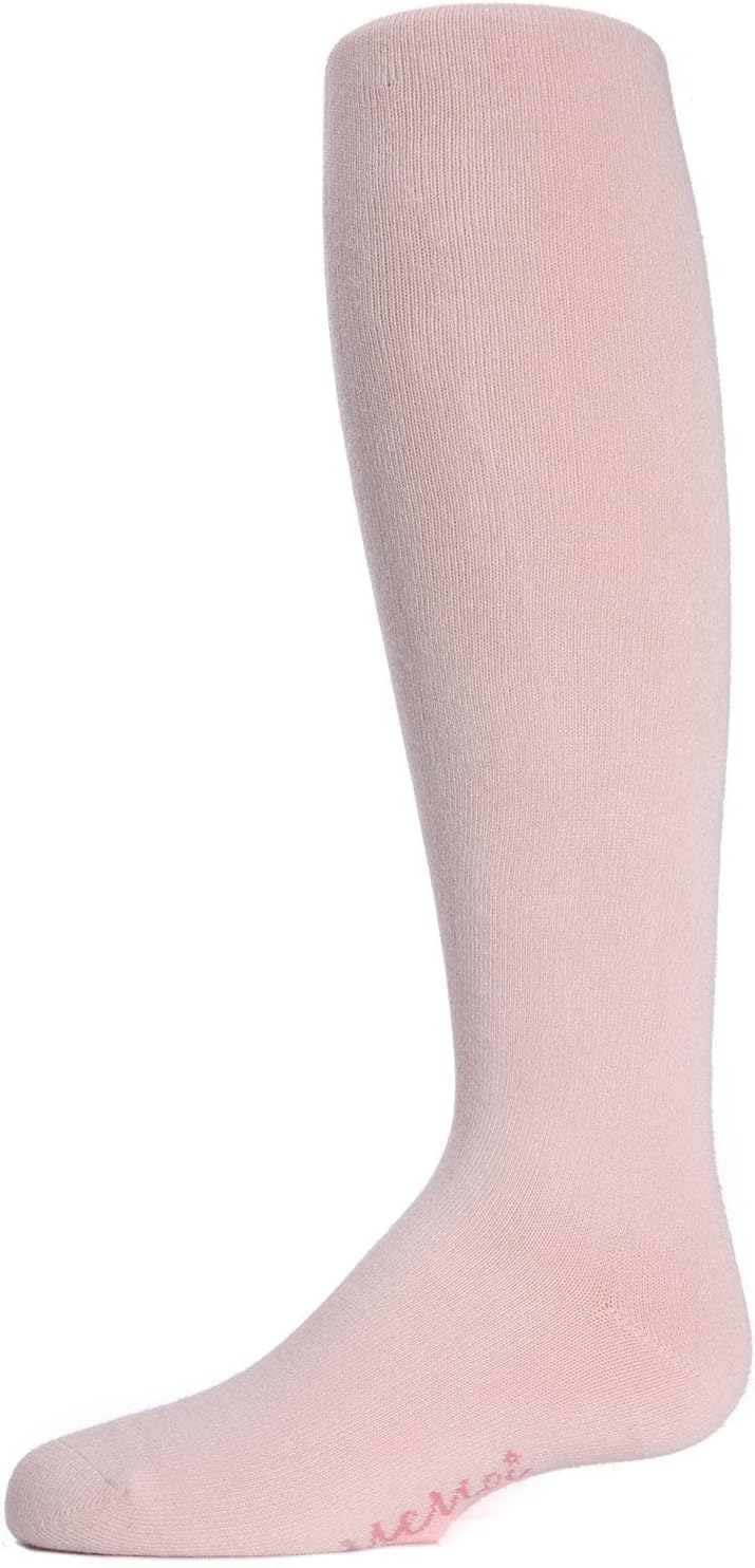 MeMoi Soft Pima Cotton Tights for Girls, Soft and Lightweight Opaque Tights for girls - Sizes 8 to 16