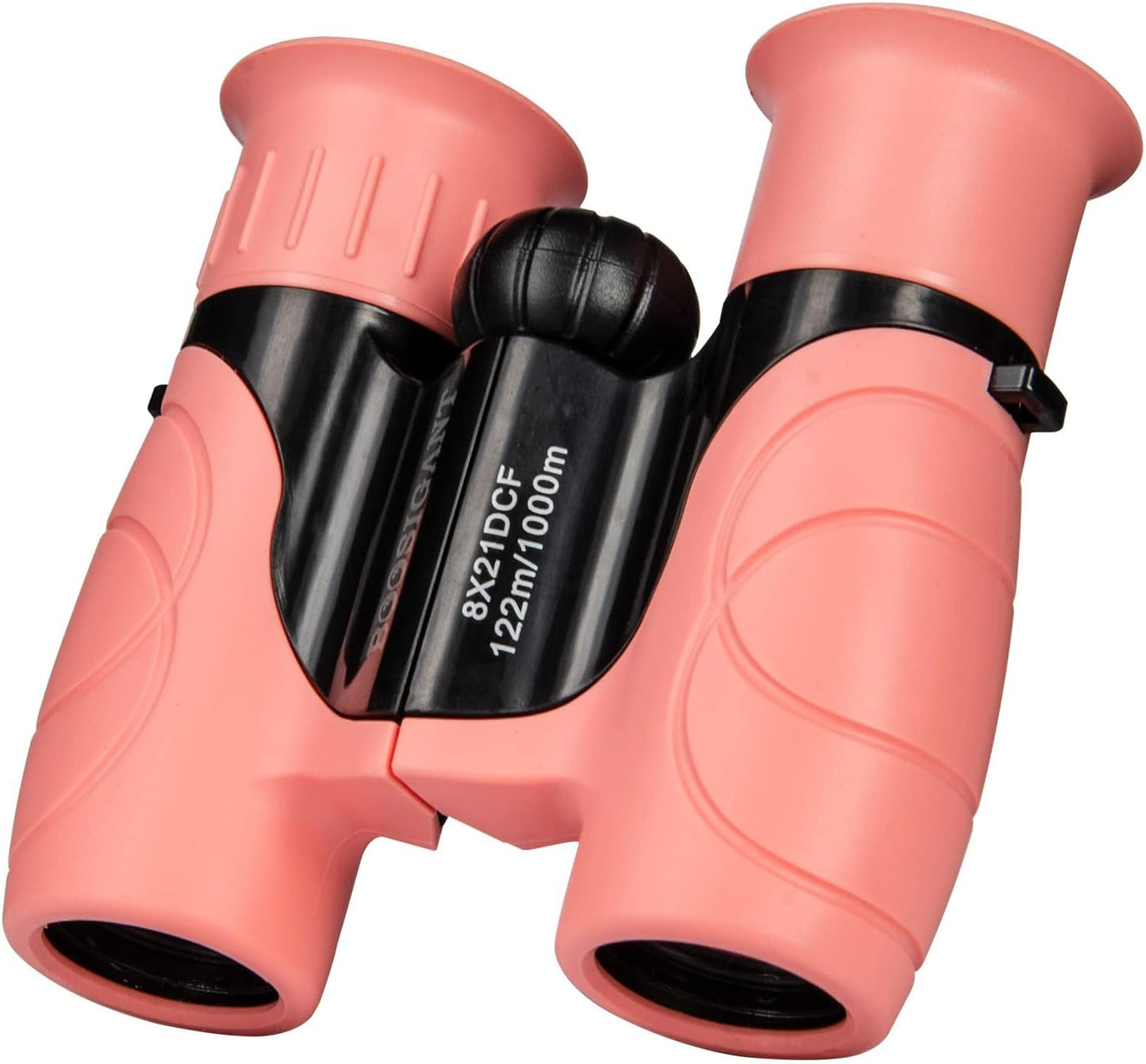 Pink Binoculars for Kids Ages 4-12, Durable & Lightweight Outdoor Telescope for Girls, Educational STEM Toy with Clear Vision, Adjustable Focus, Carry Bag (Perfect for Bird Watching, Camping, Travel)