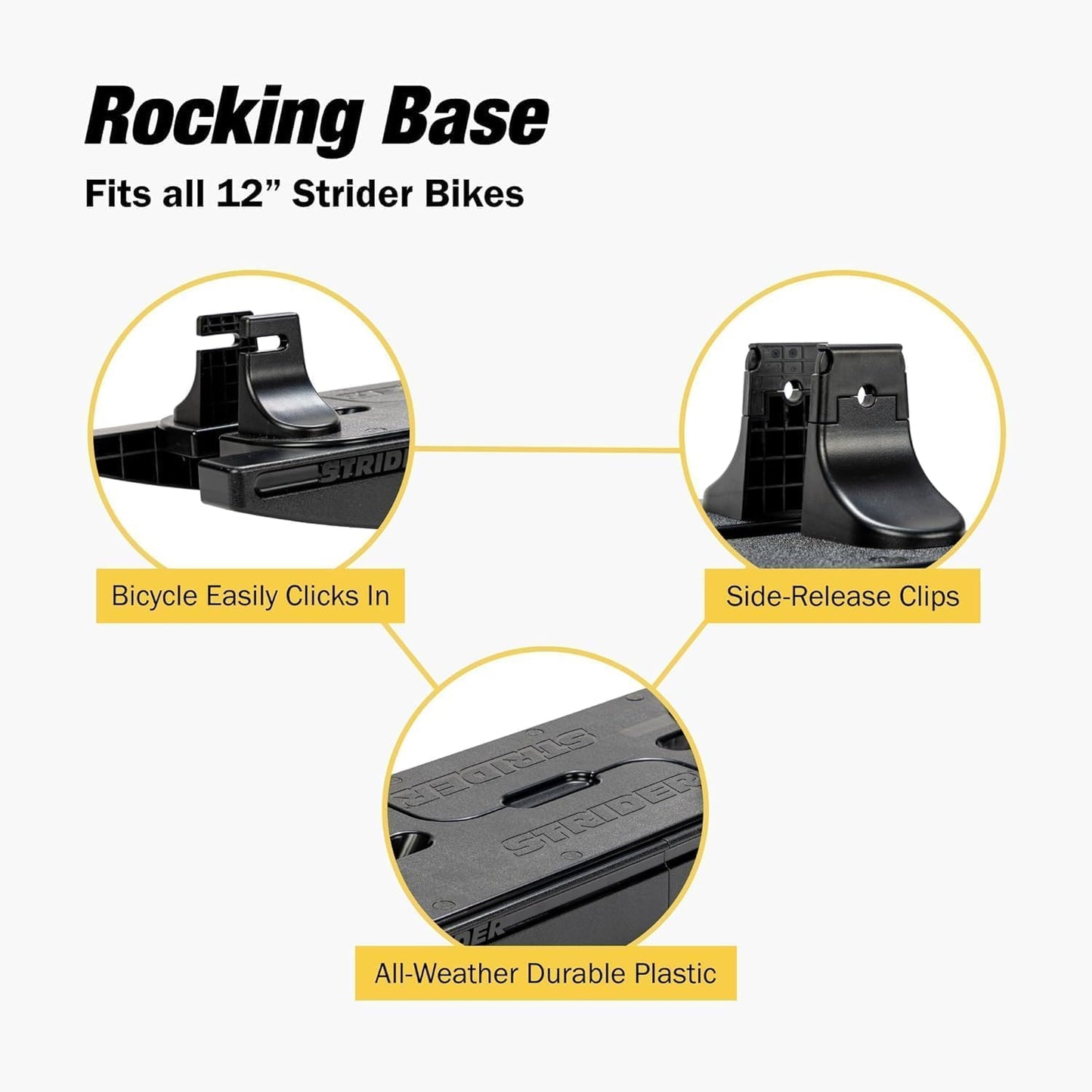 Strider 12” - Helps Teach Baby How to Ride a Balance Bicycle - for Kids 6 Months to 4 Years - Easy Assembly & Adjustments