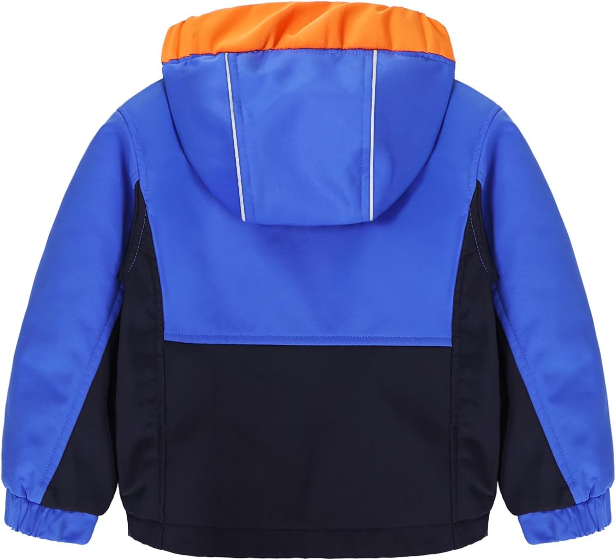 GEMYSE Toddler Jacket Fleece Lined Baby Boys Windbreaker Water Resistant Kids Hooded Coat Warm Spring Fall Outerwear