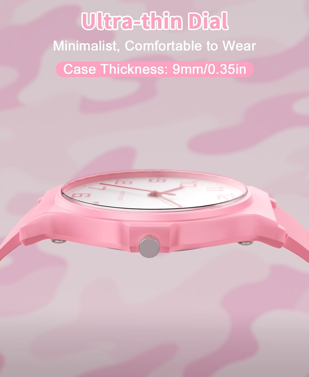 Kids Analog Watch Boys Girls, 30M Waterproof, Sports Watch for Boys, Easy to Read Children's Thin Dial Wrist Watches with Soft Band, for Ages 5-15 Kids Great Birthday Gifts Christmas Day