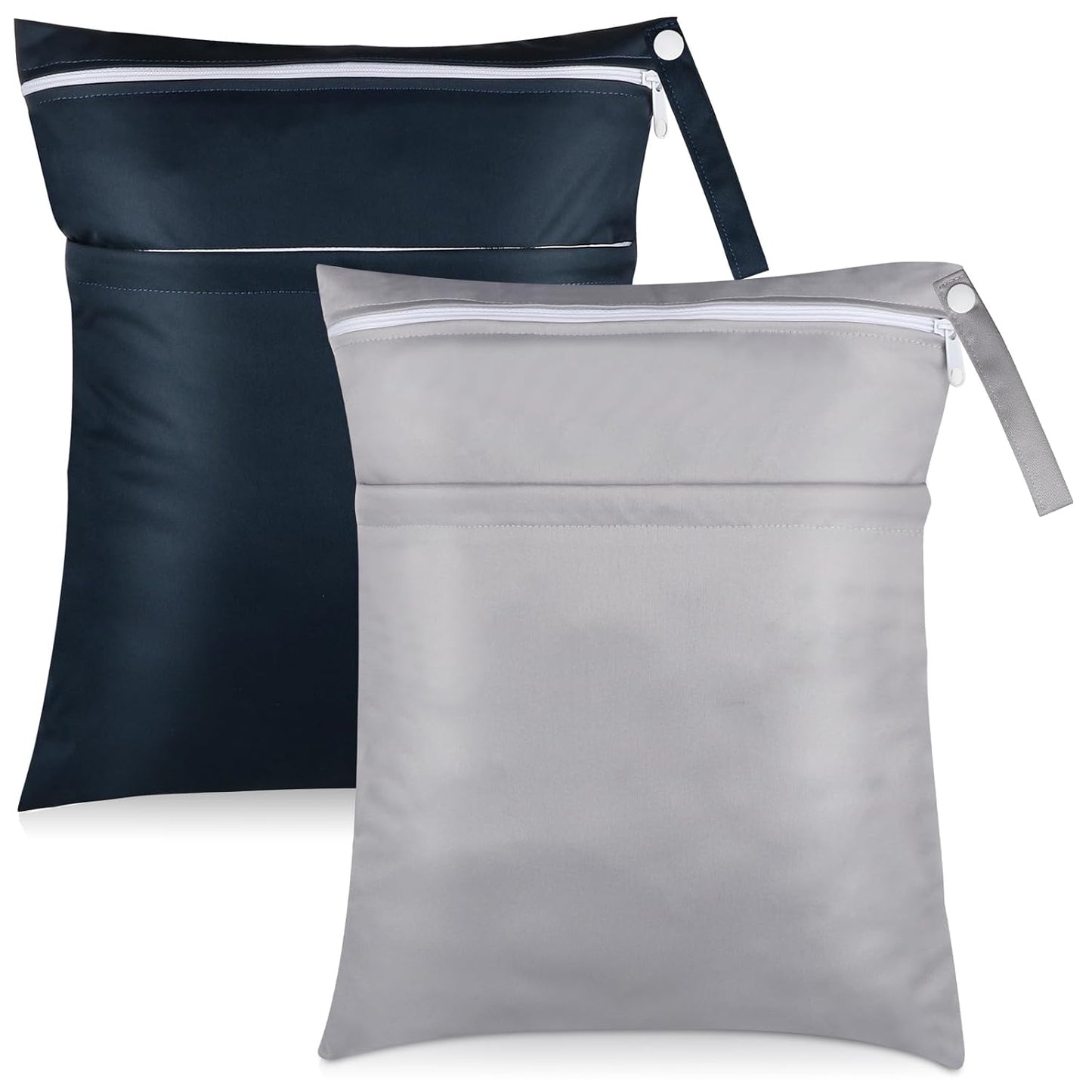 Angel Love Wet Bag for Swimsuit, Baby 2PCS Waterproof Washable Reusable Wet Bag with Two Zippered Pockets - Beach, Pool, Gym Bag for Swimsuits or Wet Clothes L219215