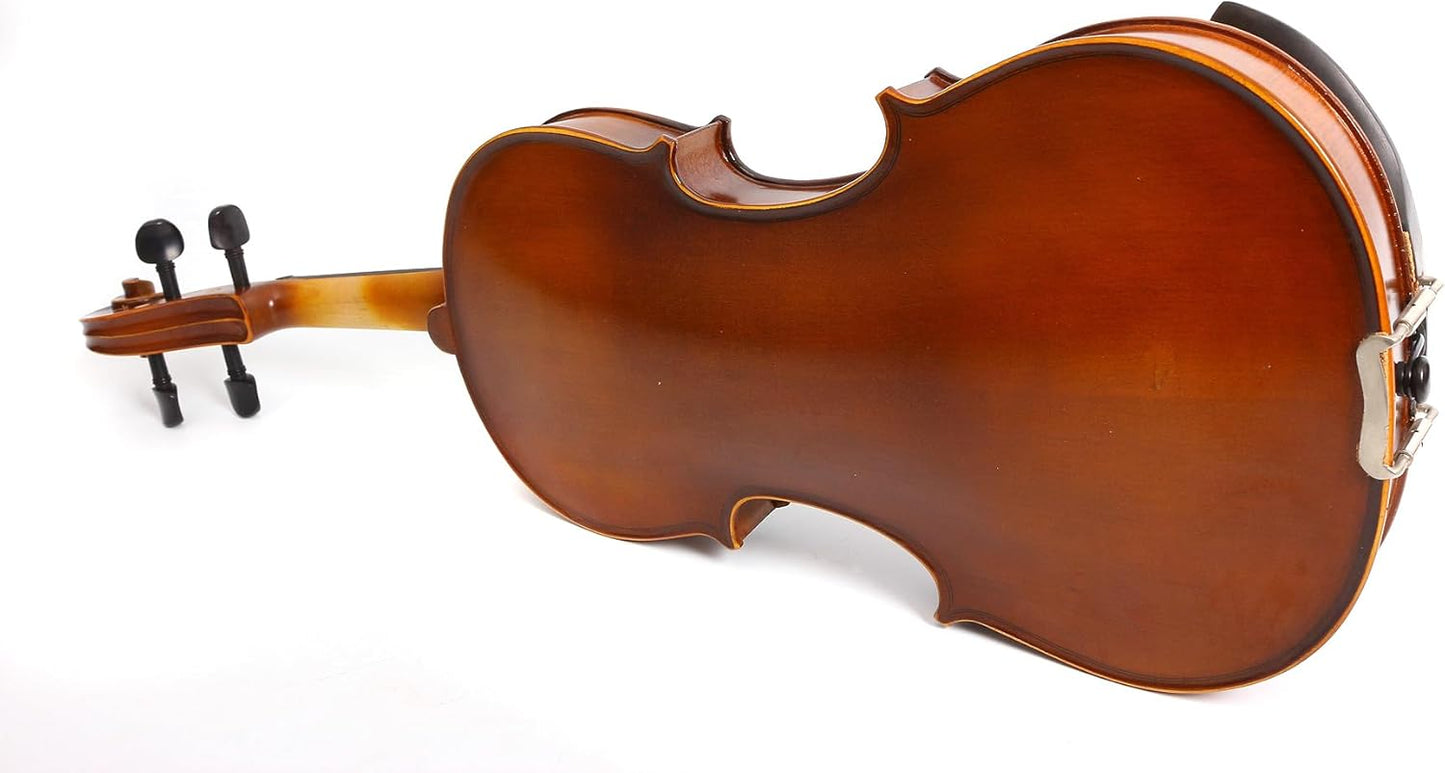 Violin 3/4 size for Kids &Beginners &Adults Spruce Top Maple Back Side Students Starter Violin Set with Case,Bow,Rosin,Tuner,Shoulder Rest and Extra Strings