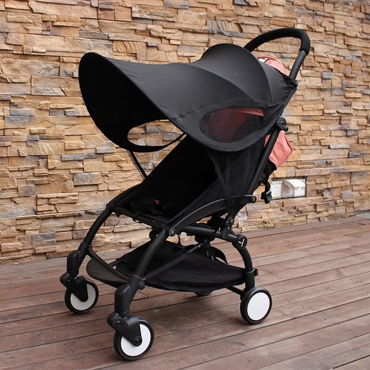 Sun Shade for Strollers Universal Strollers Cover Breathable UV Protection Cover Adjustable Stroller Sun Shade Summer Stroller Accessories Sunscreen Cover Baby Stroller Windshield