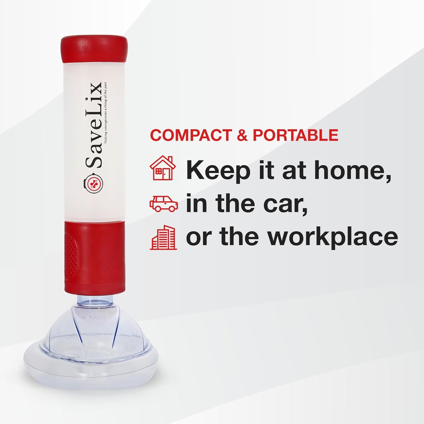 Anti-Choking Device 2 Pack – Portable Airway Suction Device & First Aid Kit for Adults & Children – Lightweight & Compact Emergency Solution for Home, Car & Travel