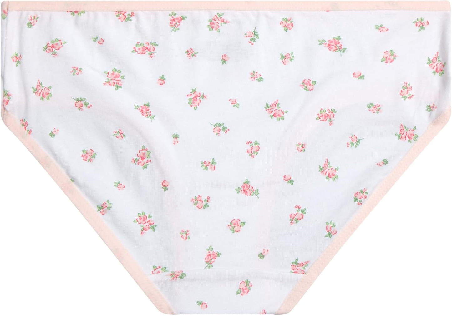 Laura Ashley Girls Underwear - 5 Pack Soft Stretch Breathable Panties for Girls - Lightweight Cotton Panties (Size: 4-12)