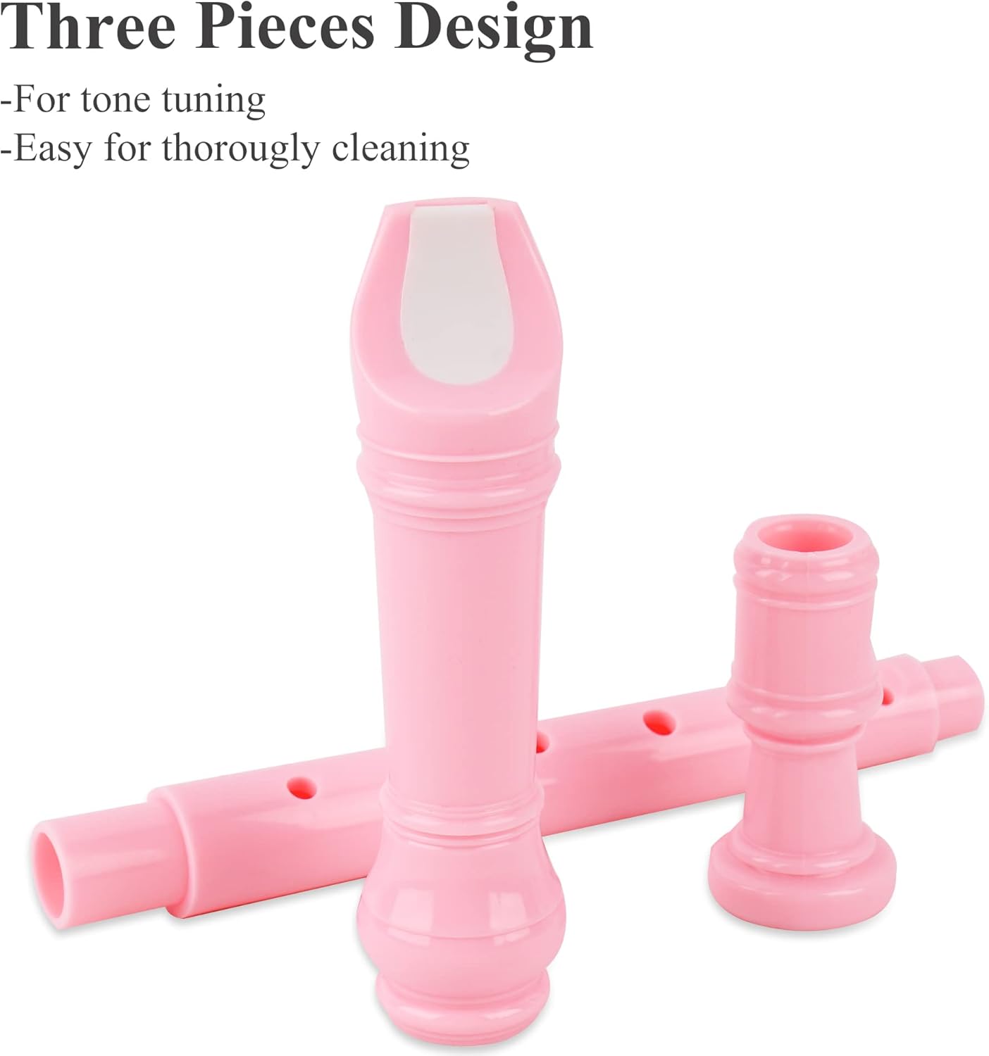 Recorder Instrument for Beginner Kids Adults,8-Hole Soprano Descant Recorder Music Flute with with Cleaning Rod & Leather Case For School Student Home Entertainment(2-Bear）