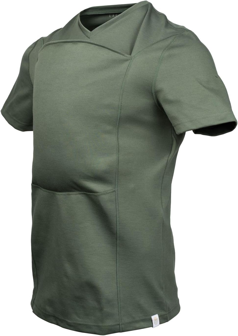 Lalabu The Dad Shirt | Hands-Free Baby Carrier for Dad with Kangaroo Pouch | Engineered for Bonding, Safety, & Comfort for Newborns Up to 15 Lbs. | CPSC Compliant