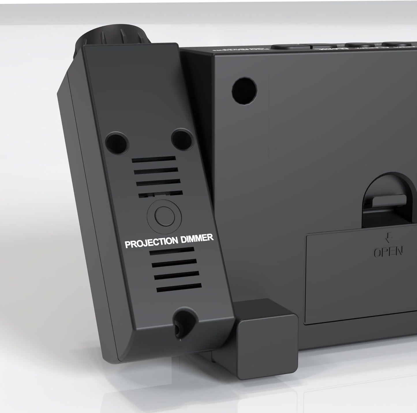 Digital Projector Alarm Clocks for Kids Bedroom,Plug-in LED Display Clock with 180° Projection on Ceiling Wall,Dual Alarms for Heavy Sleepers,Battery Backup,USB Charging Port,Easy-to-Set,Dimmer,Snooze