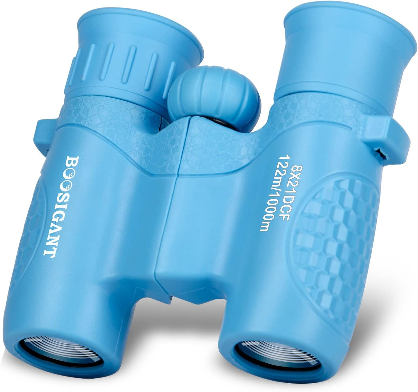 Binoculars for Kids 8x21, Gift for 3-12 Years Boys & Girls, Compact Kids Binoculars High-Resolution Shockproof Mini Binoculars for Bird Watching, Hiking, Camping, Travel Blue 301