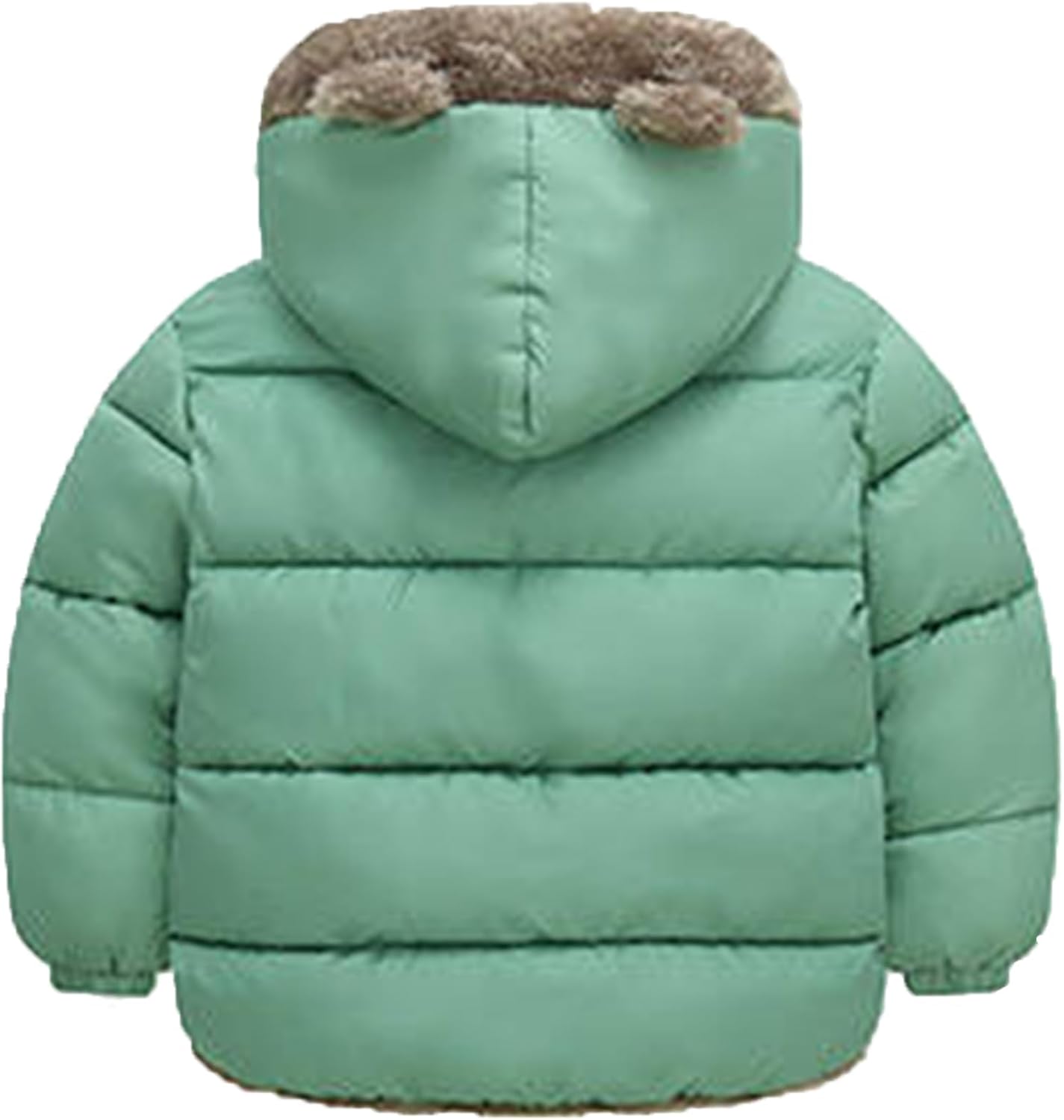 Fairy Baby Infant Baby Winter Coat Cute Teddy Bear Hooded Jacket Warm Fleece Outerwear Windproof Toddler Boys Girl 6M-4T