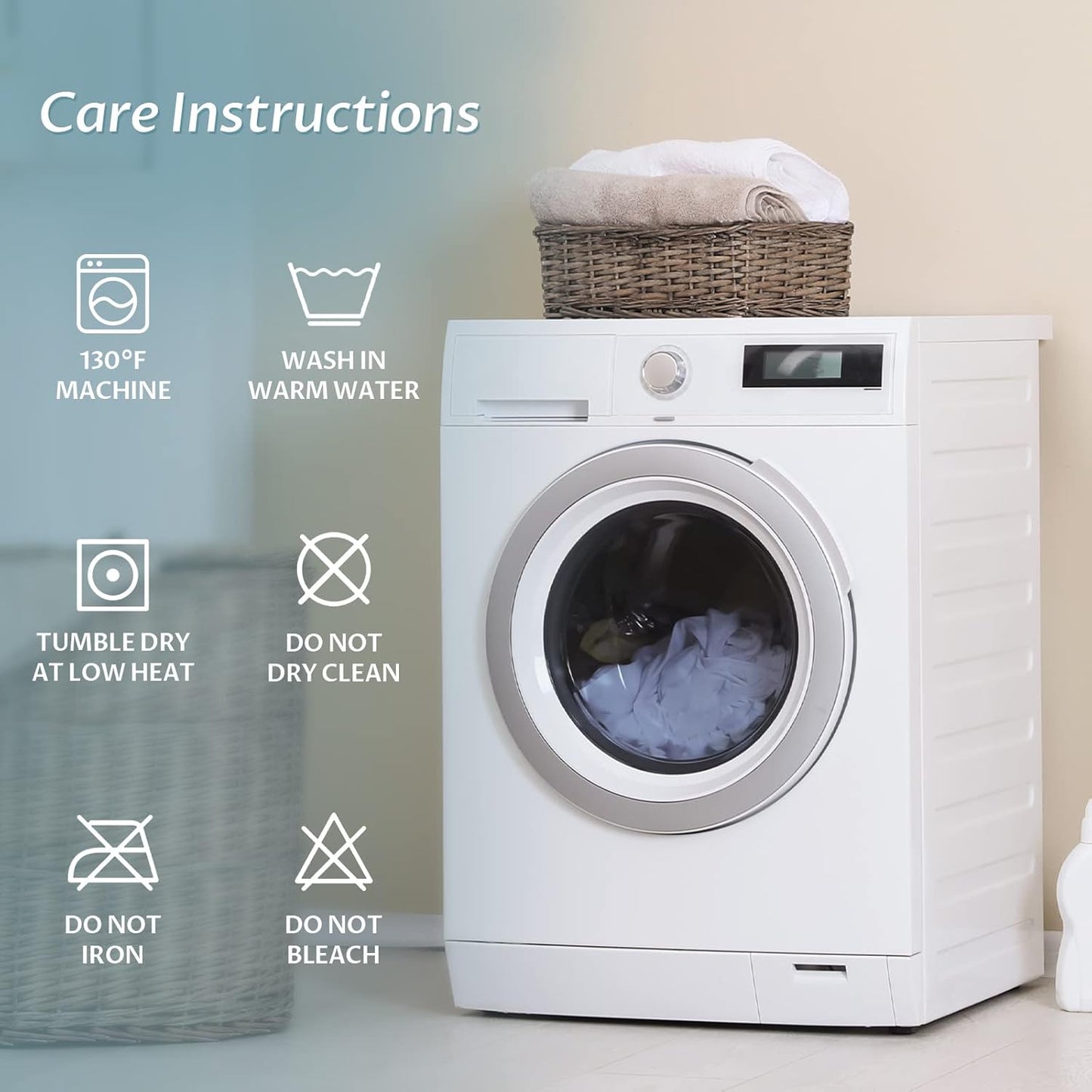 Twin Size Waterproof Mattress Protector Fitted Quilted Mattress Pad Cover with Deep Pocket Up to 15''