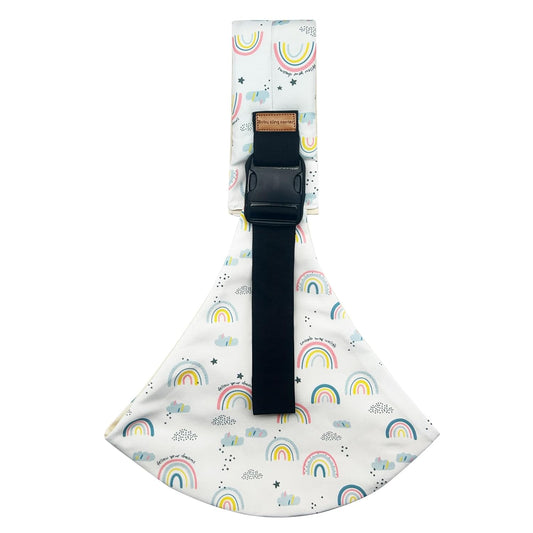 Baby Sling Carrier,Baby Sling,Toddler Carrier,Adjustable and Non-Slip Hip Seat Carriers Carrying 10-30 lbs(Rainbow)