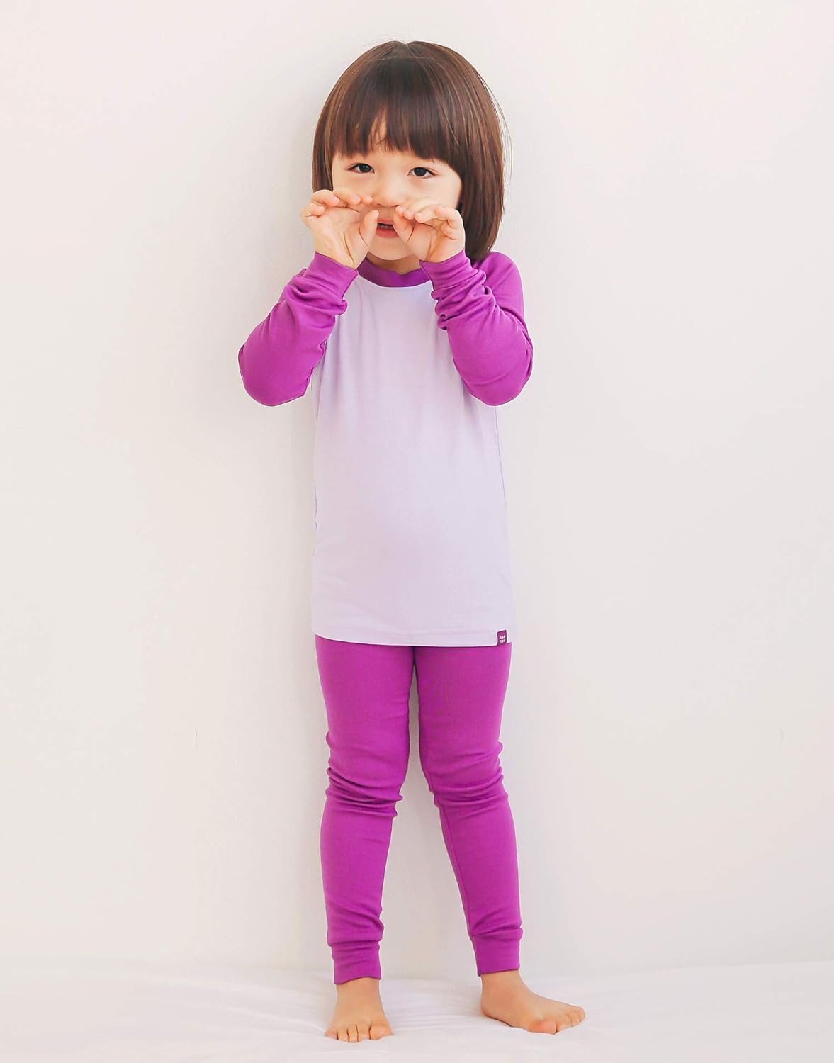 VAENAIT 6M-12Y Toddler Toddler Kids Toddler Girls Boys Soft Comfy Modal Tencel Solid Raglan Sleepwear Pajamas Pjs 2pcs Set