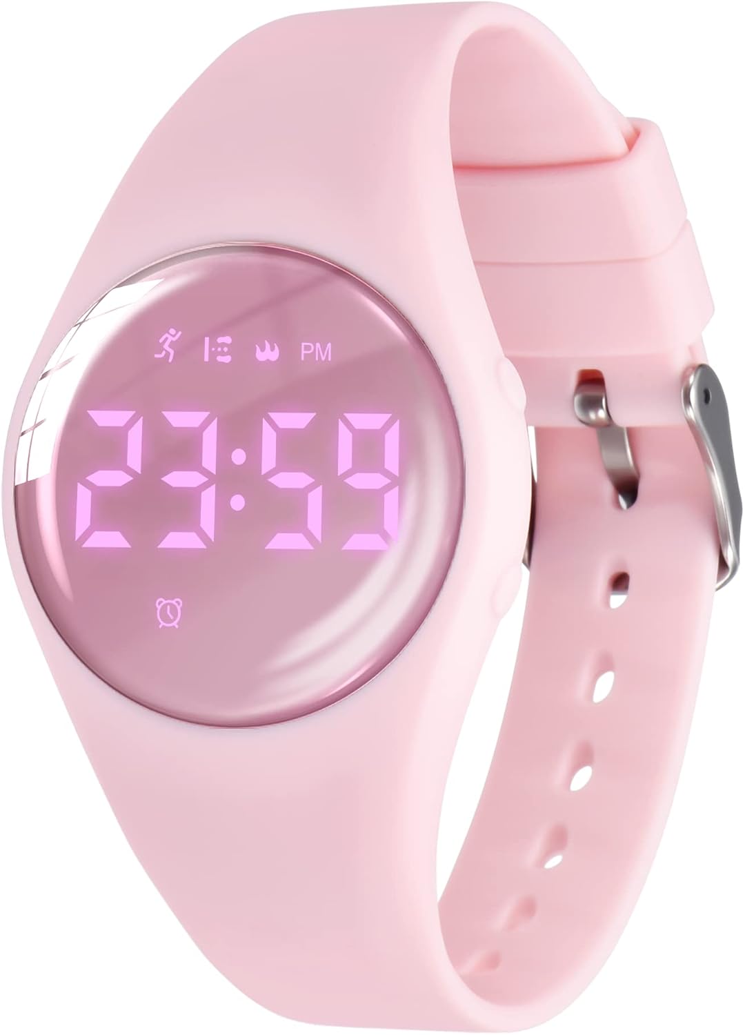 Kids Watches for Girls Boys Digital Sport Watch with Step Counter Pedometer Vibration Alarm Clock, No App Waterproof Fitness Tracker Kids Watch Boys Girls Teens Students Ages 5-16