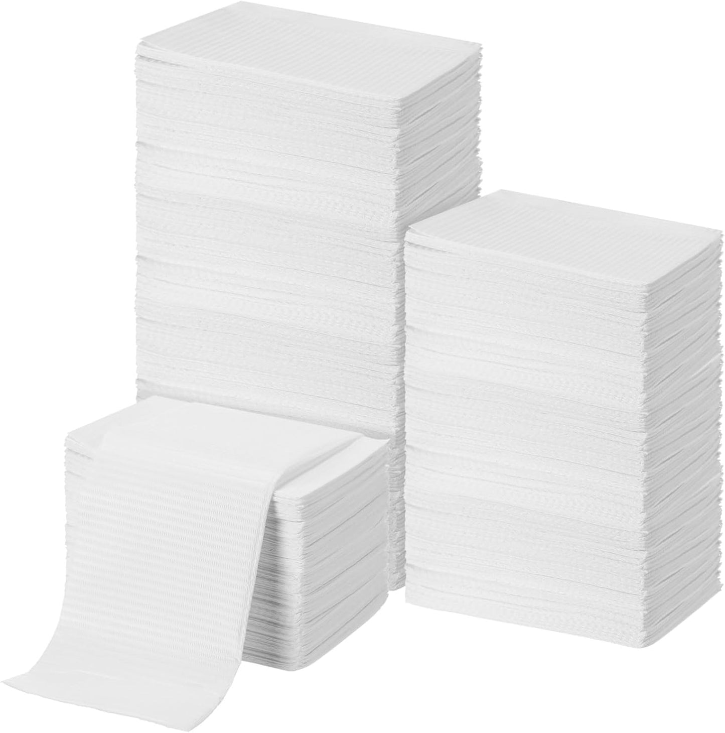 100pcs Disposable Changing Liner 2-ply Baby Changing Station Pad Disposable Changing Pads Diaper Changing Mat Portable Sanitary Liner Refills for Commercial Restrooms (White)