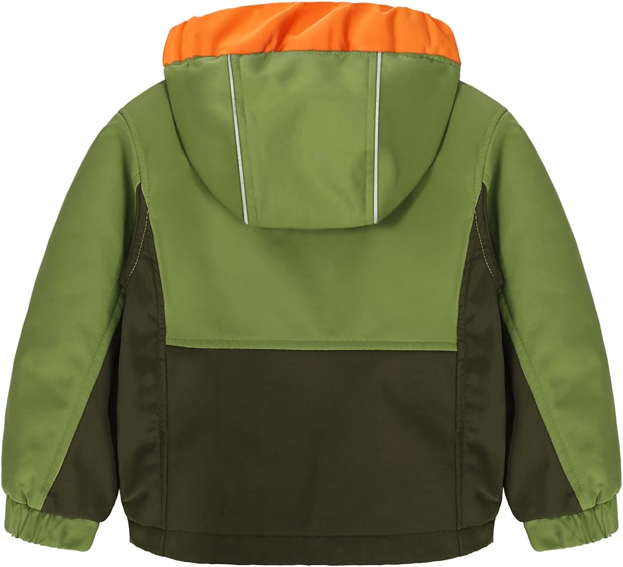 GEMYSE Toddler Jacket Fleece Lined Baby Boys Windbreaker Water Resistant Kids Hooded Coat Warm Spring Fall Outerwear