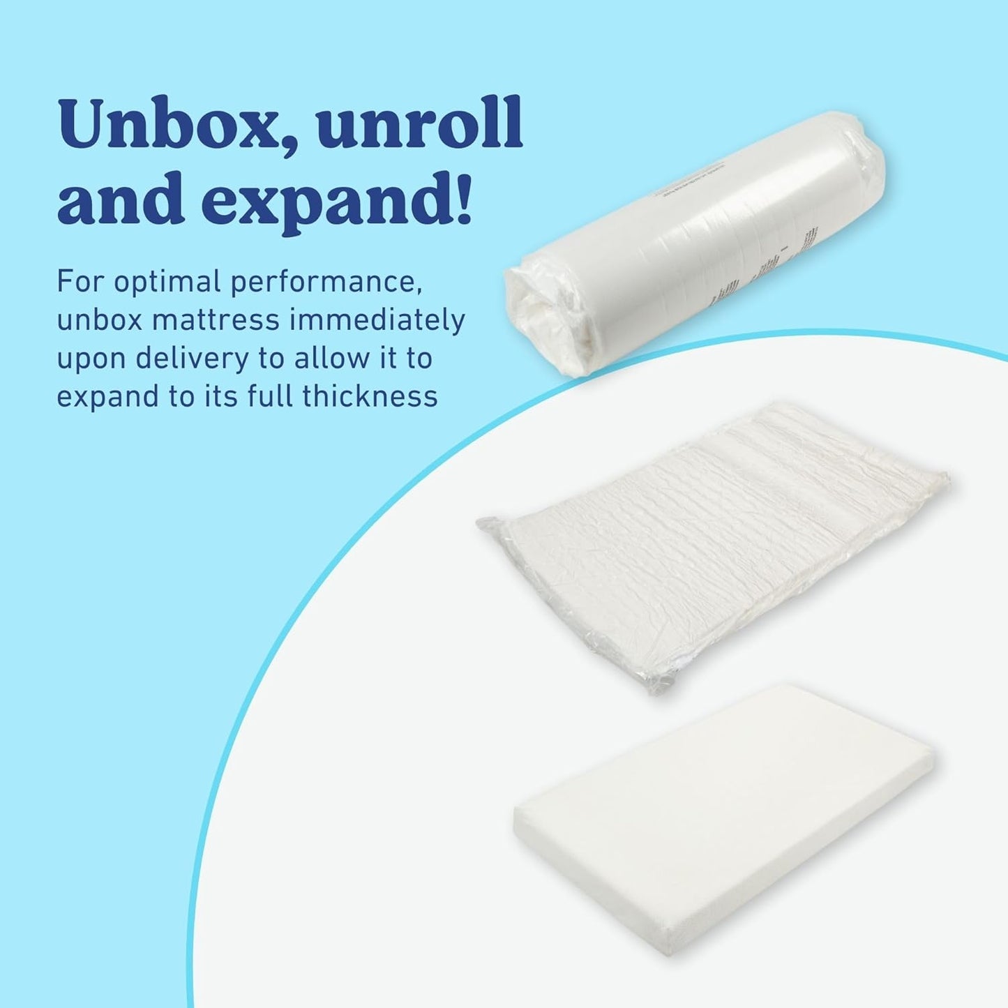 Graco Premium Crib Mattress & Protector Value Bundle (1-Pack) – Includes GREENGUARD Gold Certified Crib & Toddler Mattress, GREENGUARD Gold Certified Waterproof Protector