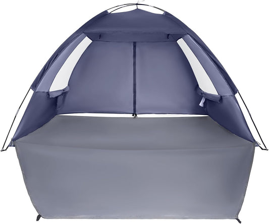 CAMEL CROWN Beach Tent UPF 50+ Sun Shelter for 2/3/5/6 Person, Lightweight Portable Sun Shade with Sand Anchor, Family Beach Day & Outdoor Adventures