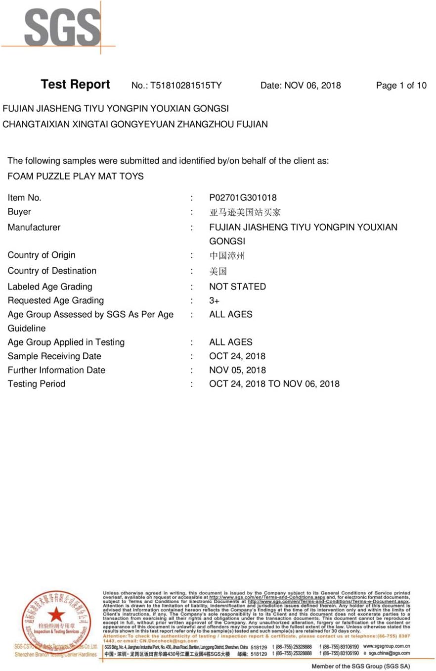 MQIAOHAM® 25 Pieces Puzzle Play Mats, Soft Baby Play Mat, Kids Interlocking Foam Floor Tiles, Toddlers Carpet Playmats G301025-101